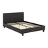 Prado 4FT6 Bed - Brown Faux Leather